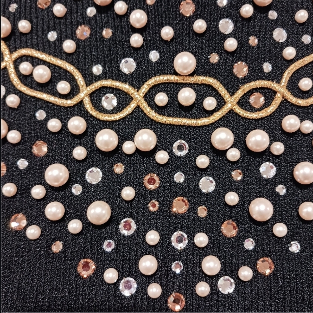 VTG Antonella Preve Embellished Sweater Jumpsuit - Picture 5 of 14
